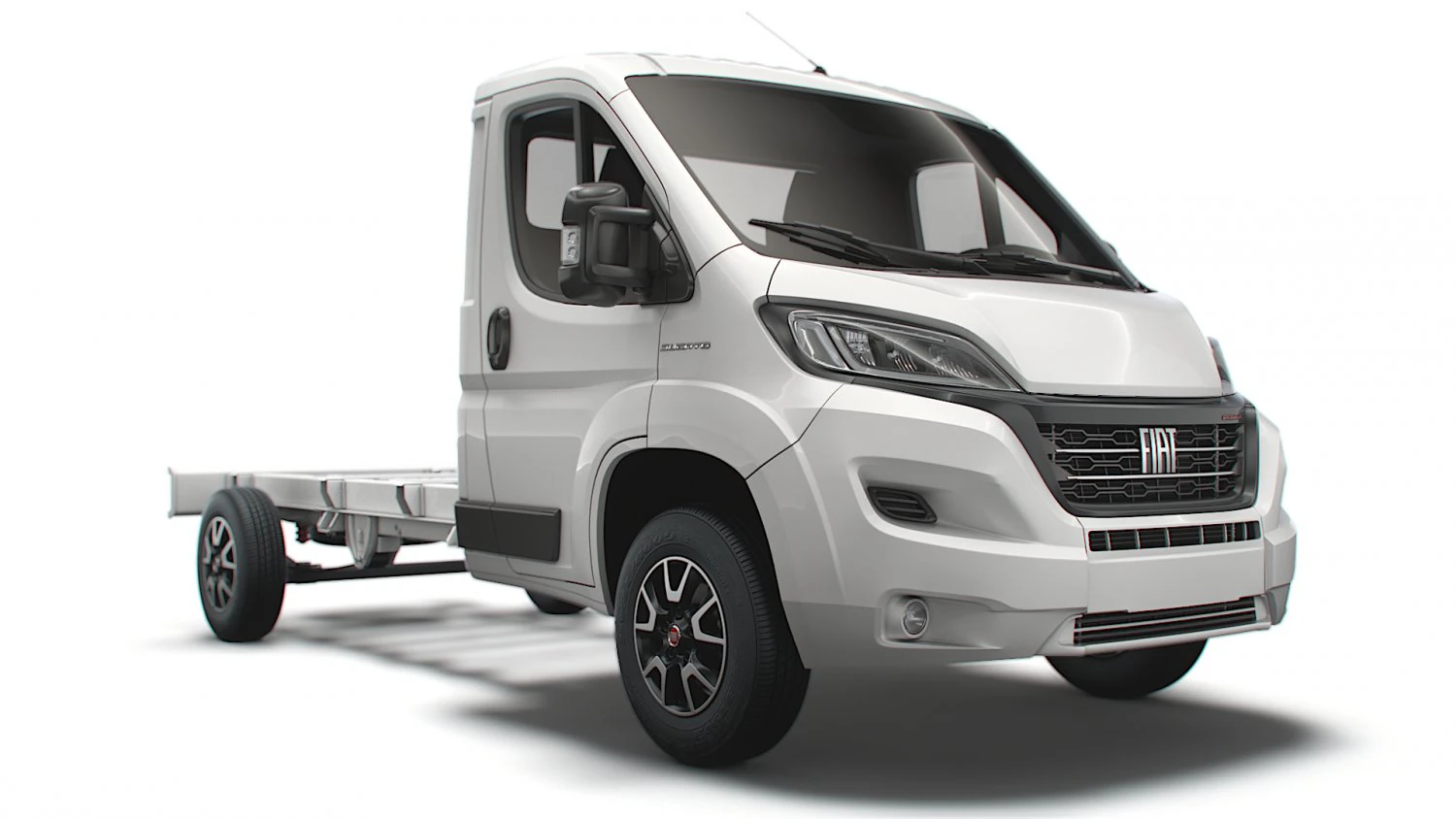 fiat ducato chassis truck single cab 3800wb 2022 3D Model .c4d .max .obj .3ds .fbx .stl .blend 