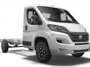 fiat ducato şasi kamyon tek kabin 3800wb 2022 3D Model