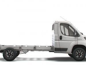 fiat ducato chassis truck single cab 3800wb 2022 3D Model