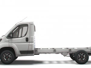 fiat ducato chassis truck single cab 3800wb 2022 3D Model