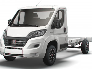 fiat ducato chassis truck single cab 3800wb 2022 3D Model
