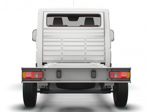 fiat ducato chassis truck single cab 3800wb 2022 3D Model