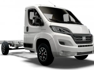 fiat ducato chassis truck single cab 3800wb 2022 3D Model