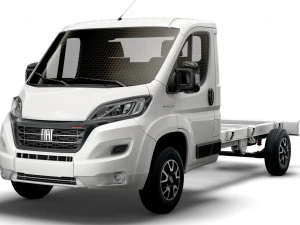 fiat ducato chassis truck single cab 3800wb 2022 3D Model