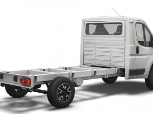 opel movano chassis truck single cab 3800wb 2022 3D Model