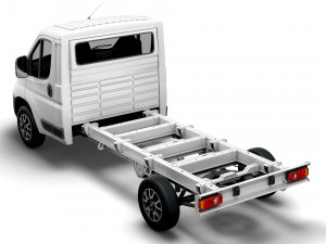 opel movano chassis truck single cab 3800wb 2022 3D 모델