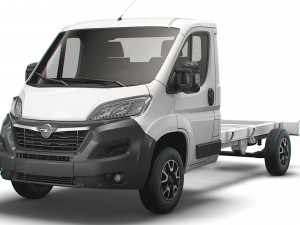 opel movano chassis truck single cab 3800wb 2022 3D 모델