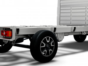 opel movano chassis truck single cab 3800wb 2022 3D 모델