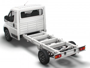 opel movano chassis truck single cab 3800wb 2022 3D 모델