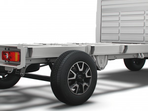 opel movano chassis truck single cab 3800wb 2022 3D 모델