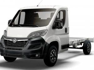 opel movano chassis truck single cab 3800wb 2022 3D Model