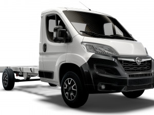 opel movano chassis truck single cab 3800wb 2022 3D 모델