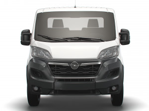 opel movano chassis truck single cab 3800wb 2022 3D 모델
