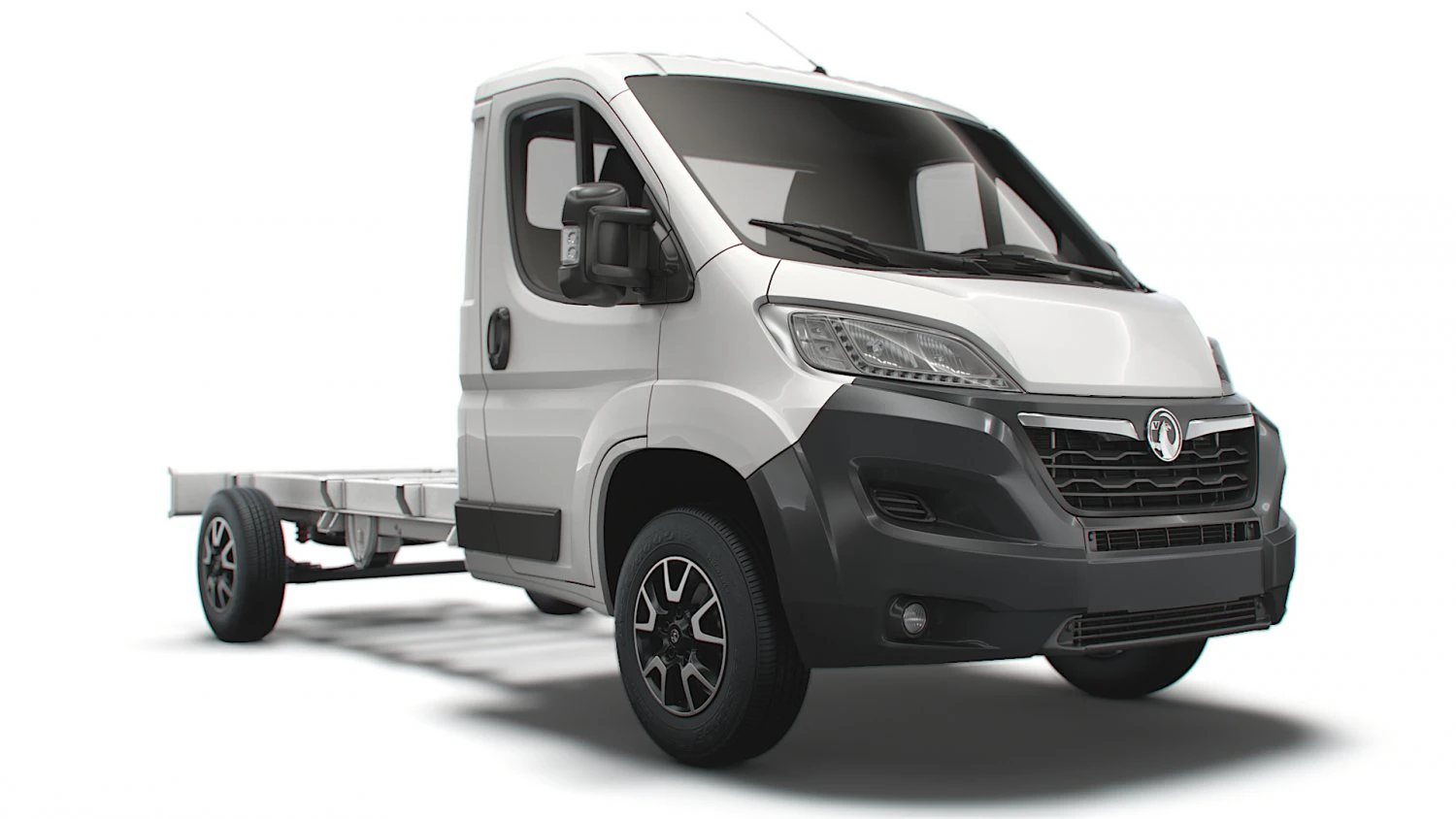 vauxhall movano chassis truck single cab 3800wb 2022 3D Model .c4d .max .obj .3ds .fbx .stl .blend 