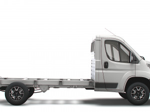 vauxhall movano chassis truck single cab 3800wb 2022 3D मॉडल