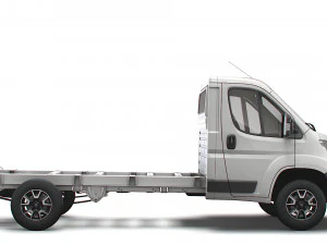 vauxhall movano chassis truck single cab 3800wb 2022 3D Model