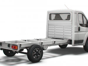 vauxhall movano chassis truck single cab 3800wb 2022 3D Model