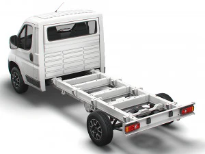 vauxhall movano chassis truck single cab 3800wb 2022 3D Model