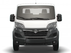 vauxhall movano chassis truck single cab 3800wb 2022 3D मॉडल