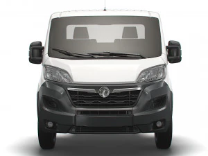 vauxhall movano chassis truck single cab 3800wb 2022 3D Model