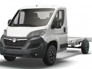 vauxhall movano chassis truck single cab 3800wb 2022 3D Model