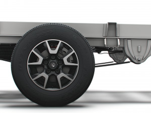 vauxhall movano chassis truck single cab 3800wb 2022 3D मॉडल