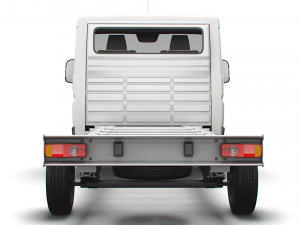 vauxhall movano chassis truck single cab 3800wb 2022 3D मॉडल