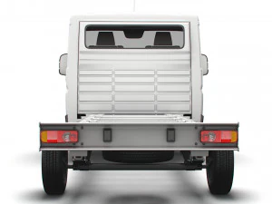vauxhall movano chassis truck single cab 3800wb 2022 3D Model