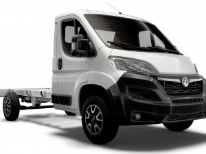 vauxhall movano chassis truck single cab 3800wb 2022 3D मॉडल