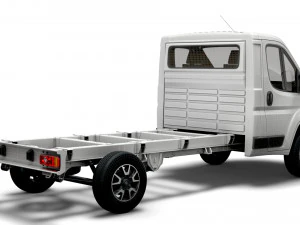 vauxhall movano chassis truck single cab 3800wb 2022 3D Model