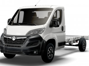 vauxhall movano chassis truck single cab 3800wb 2022 3D मॉडल
