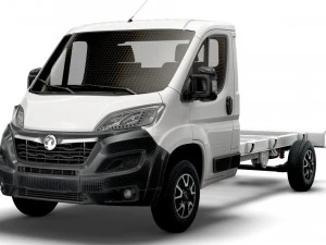 vauxhall movano chassis truck single cab 3800wb 2022 3D Model