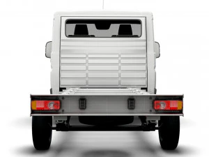 vauxhall movano chassis truck single cab 3800wb 2022 3D Model