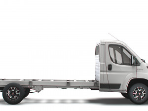 fiat ducato chassis truck single cab 4300wb 2022 Modelo 3D