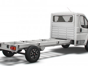 fiat ducato chassis truck single cab 4300wb 2022 Modelo 3D