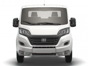 fiat ducato chassis truck single cab 4300wb 2022 Modelo 3D