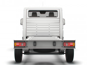 fiat ducato chassis truck single cab 4300wb 2022 Modelo 3D