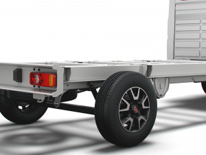 fiat ducato chassis truck single cab 4300wb 2022 Modelo 3D
