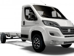 fiat ducato chassis truck single cab 4300wb 2022 Modelo 3D