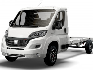 fiat ducato chassis truck single cab 4300wb 2022 Modelo 3D