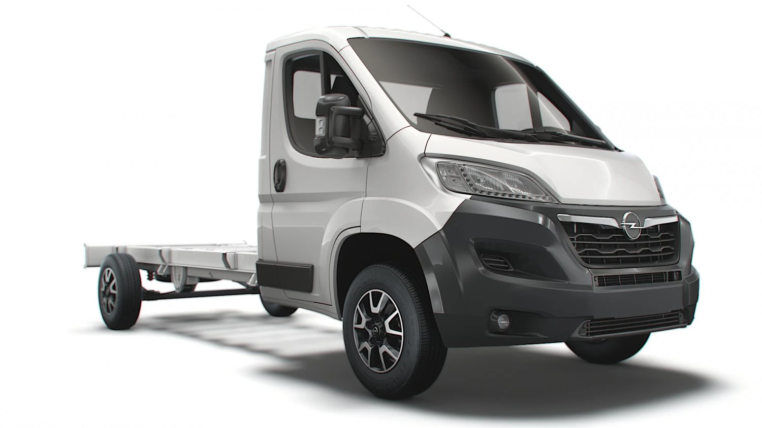 opel movano chassis truck single cab 4300wb 2022 3D Model .c4d .max .obj .3ds .fbx .stl .blend 