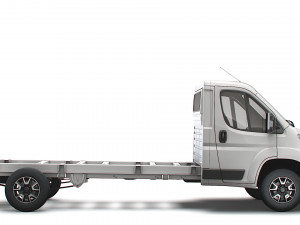 opel movano chassis truck single cab 4300wb 2022 Modello 3D