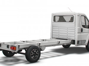 opel movano chassis truck single cab 4300wb 2022 Modello 3D