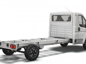 opel movano chassis truck single cab 4300wb 2022 3D Model