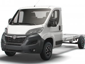 opel movano chassis truck single cab 4300wb 2022 Modello 3D