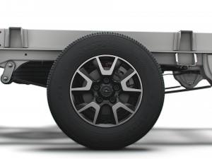 opel movano chassis truck single cab 4300wb 2022 Modello 3D