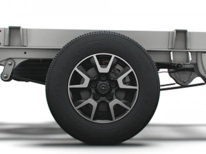 opel movano chassis truck single cab 4300wb 2022 3D Model