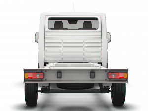 opel movano chassis truck single cab 4300wb 2022 Modello 3D