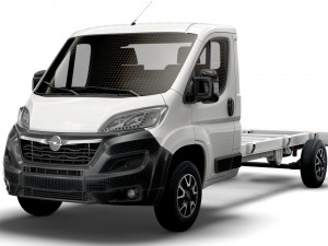 opel movano chassis truck single cab 4300wb 2022 Modello 3D