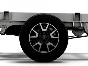 opel movano chassis truck single cab 4300wb 2022 3D Model